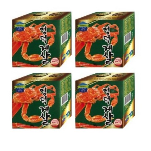 영덕농수산 게살 통조림, 90g, 8개