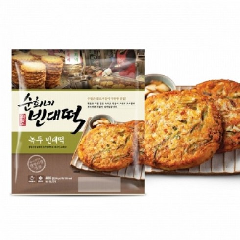 [피코크] 순희네빈대떡 400g * 2팩, 2개