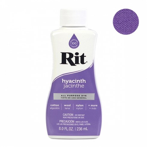 RIT DYE 리트다이 섬유 면 전용염색 라탄, 액체(236ml), Hyacinth