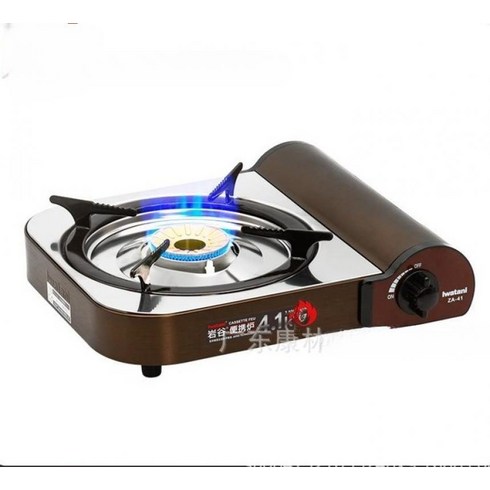 신제품 가스레인지 스토브 휴대용 4.1kw 냄비 캠핑 바베큐 피크닉 4100W, 단일사이즈, 1개