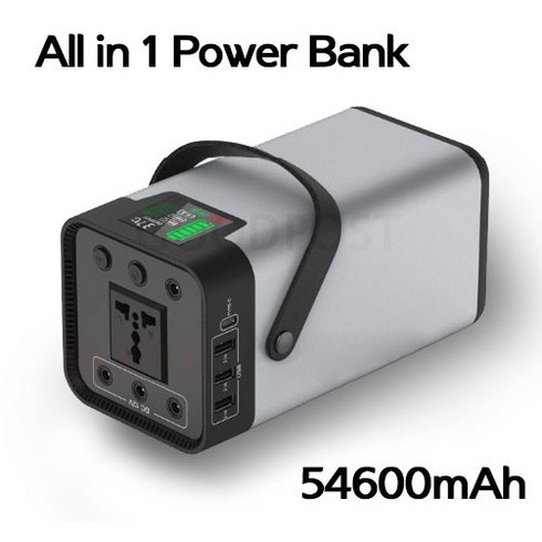프루젠 올인원 파워뱅크 노트북 보조 캠핑 차박 220v 대용량밧데리 54600mAh