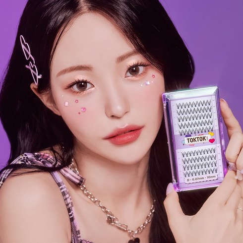 코링코 톡톡하라 체크속눈썹, 체크10mm, 2개