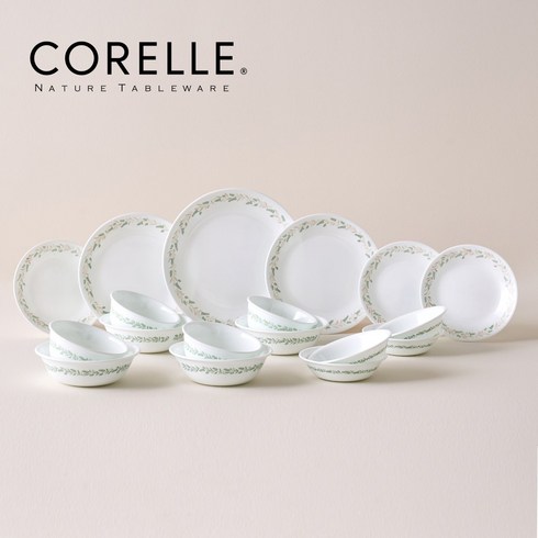 2024년 가성비 최고 코렐 라벤더리스 - [MH공식] CORELLE 코렐 라벤더리스 4인 18P 공기 대접 접시 혼수 홈세트