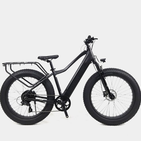 2024 알톤 코디악26FAT 500W 시마노 8단 유압식 전기 자전거, 무광블랙(PAS스로틀겸용(듀얼방식))