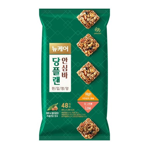 대상웰라이프 뉴케어 당플랜 안심바 (10g x 48개입) 정품보증 160269, 10g, 48개