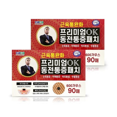프리미엄 OK 동전통증패치 90매, 2개