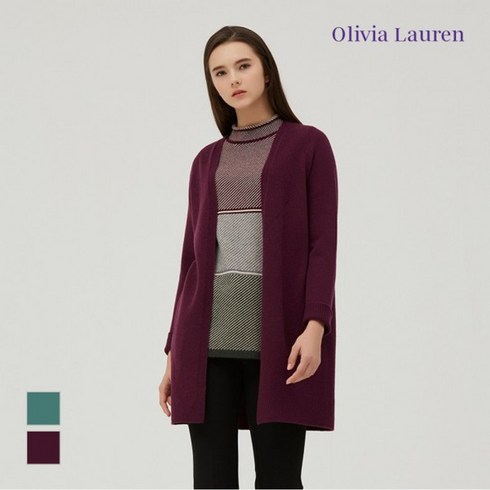 올리비아로렌 홀가먼트 조직변형 가디건 VOCBCUWA211