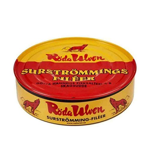 Roda Ulven 수르스트뢰밍 캔 발효 청어 Surstromming 300g, 1개