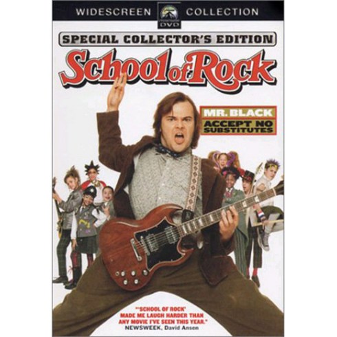 DVD 스쿨 오브 락 (The School of Rock)-잭블랙 조앤쿠삭