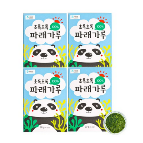 바다모음 초록초록 파래가루 20g, 파래맛, 4개