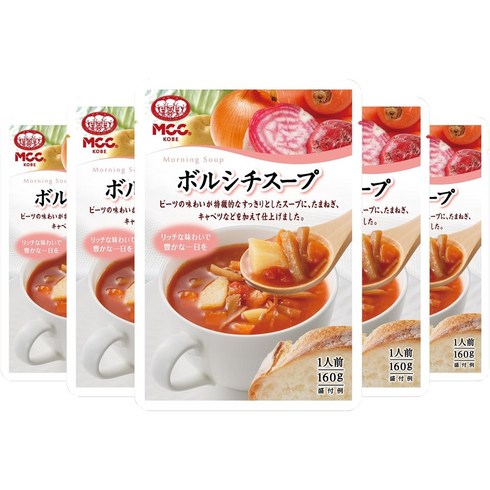 엠・시ー 시 식품 보르시 스프 160g× 5개 MCC식품·음료 술 통판, 160g