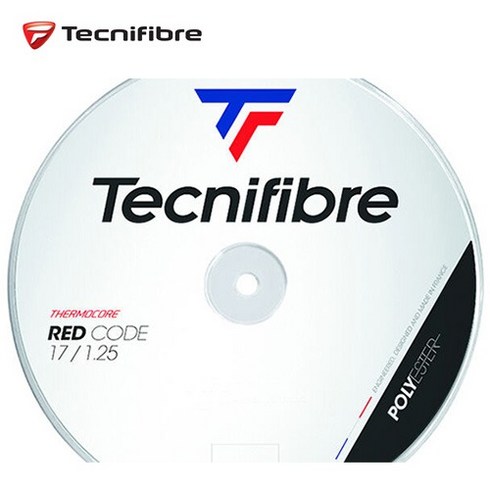 테크니화이버엑스스피드 - 테크니화이버 레드코드 빨강 1.25mm|200m릴 테니스스트링