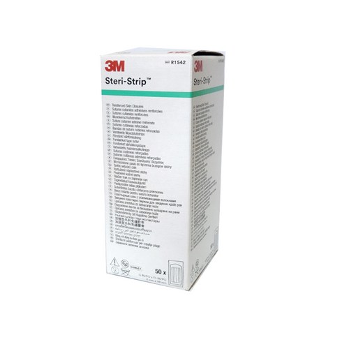 3M 스테리스트립(Steri STR.ip) R1542 6*38mm 판매단위:박스(50개), 1개, 스테리스트립 R1542