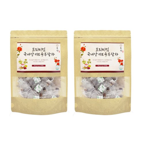 목향 프리미엄 국내산 비트율무팥차 티백차, 1g, 50개입, 2개