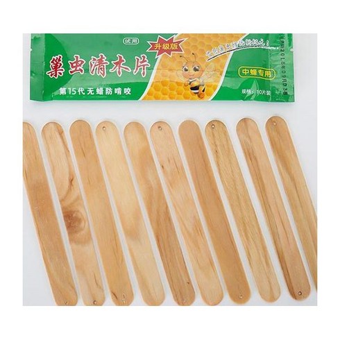 벌 벌통 양봉 소충 스틱 도구 벌집 우드 칩 10개x10팩, 10개 x 10팩