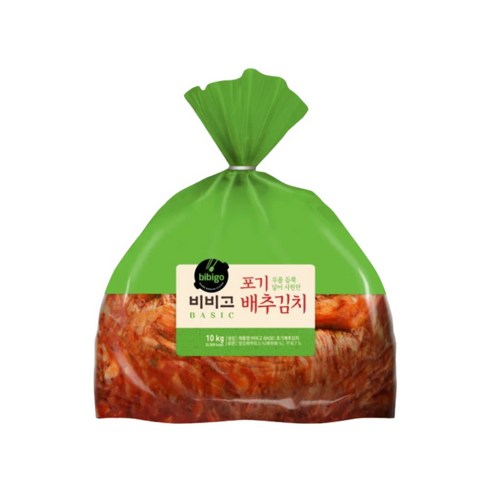 비비고베이직김치 - 비비고 BASIC 포기배추김치 10kg, 1개