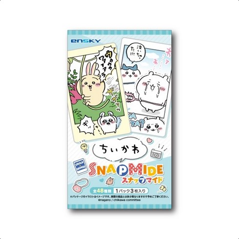 엔스카이 치이카와 랜덤 포토 카드 스냅마이드 16팩 굿즈 일본 직구