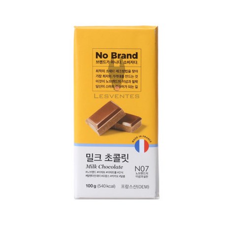 노브랜드 밀크초콜릿 90g, 16개