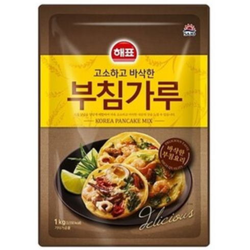 해표 부침가루, 1kg, 10개