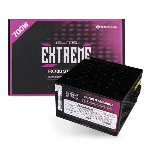 몬스타기어 몬스타 가츠 ExtremeX FX700 80PLUS STANDARD 파워, 1개, 선택하세요