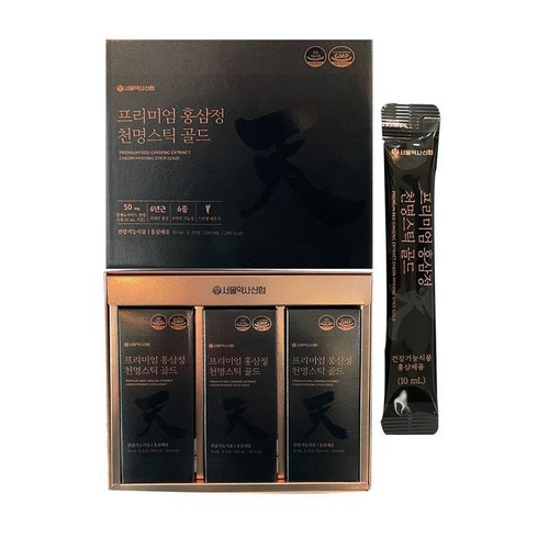 프리미엄 홍삼정 천명스틱 골드 10ml x 30포 /, 단일