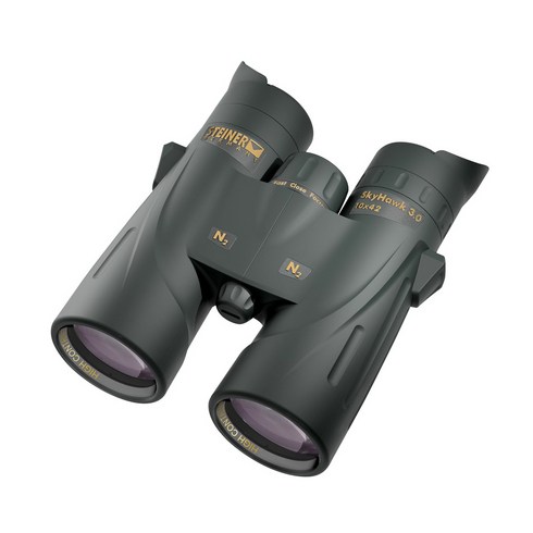 Steiner Skyhawk 3.0 10x42 Binoculars 스테이너 쌍안경 (공식정품) 10 배율 방수용 / 등산 캠핑 스포츠 탐조 조류관찰 자연풍경 산업공사용