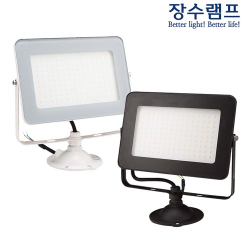 장수램프 슬림 야외 간판 LED 투광등 70W 주광색, 블랙, 블랙 주광색