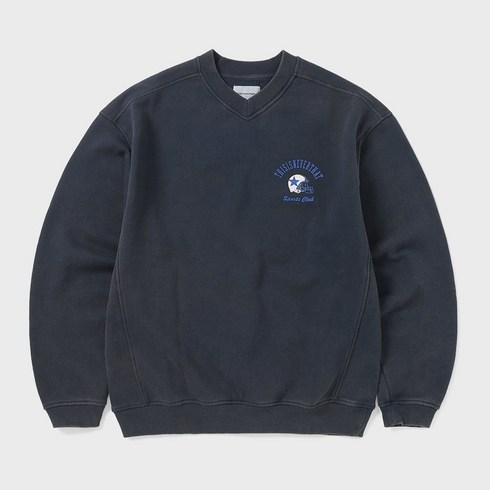 디스이즈네버댓 Wide Rugby Crewneck Navy