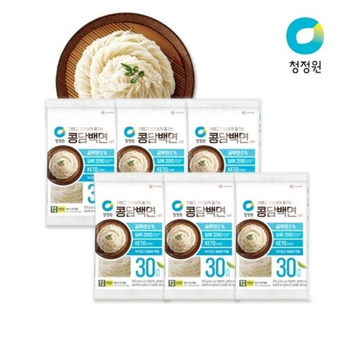 청정원 콩담백면 사리150g x 6개