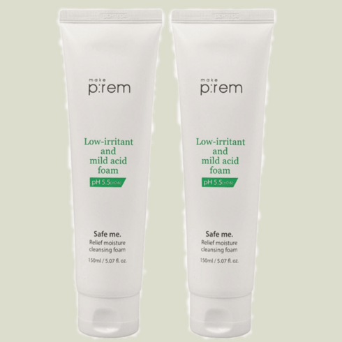 메이크프렘 세이프 미 릴리프 모이스처 클렌징 폼 150ml 1+1, 메이크프렘  클렌징 폼 150ml 2