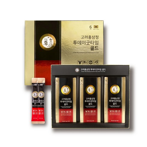 풍년보감 고려홍삼정 6년근 투데이굿타임 골드 + 쇼핑백, 10g, 30개입