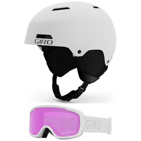 지로 Giro Ledge MIPS 아시안 핏 스키 헬멧 - 남성 여성 및 청소년용 스노보드 매트 화이트 사이즈 S 52-55.5cm, 지로 M(55.5~59cm)