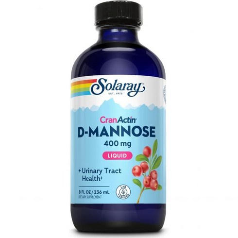 mpteddy:pendhrtbearlros/ros - Solaray D-Mannose w/CranActin Extract Liquid (Btl-Plastic) | 8oz, 8 Ounce (Pack of 1)