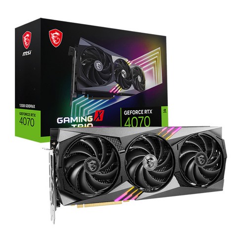 MSI 지포스 RTX 4070 게이밍 X 트리오 D6X 12GB 트라이프로져3