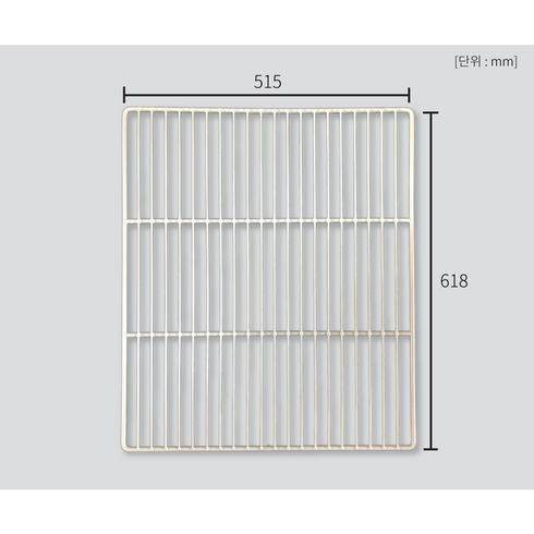 2023년 가성비 최고 스타리온shr178scm - 스타리온 업소용 냉장고 45박스 수직 선반(W515*H618) 고리포함