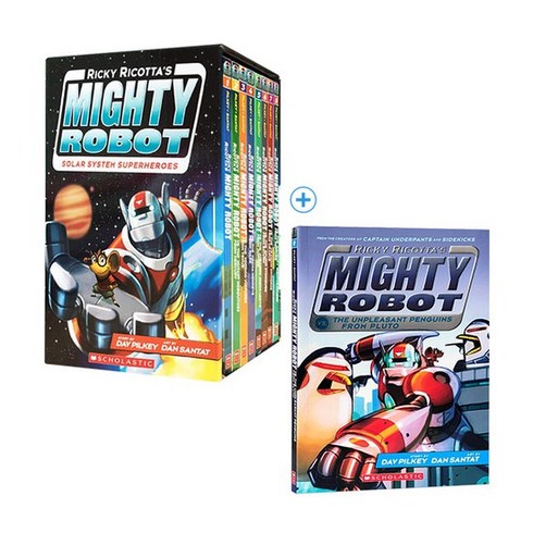 영어원서 Ricky Ricottas Mighty Robot 마이티 로봇 9종 풀컬러 챕터북 세트