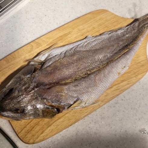 완도아가씨 국내산 반건조 손질 민어 초특대 50cm 1kg 제수용 제사상 완도 자연산, 2개, 50cm2kg전후