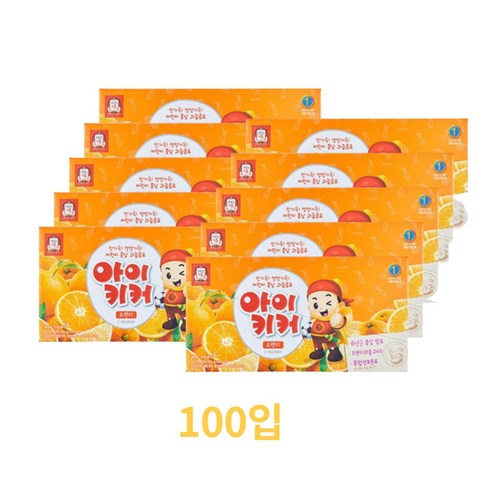 정관장 아이키커 어린이 홍삼 과즙음료 100ml, 10입, 1000ml, 10개