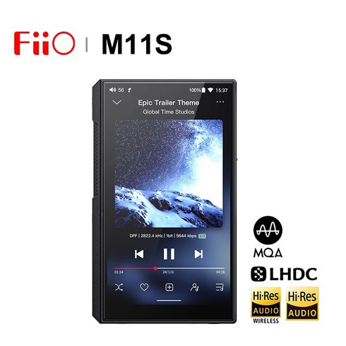 2024년 가성비 최고 FIIO M11S - 미디어플레이어 FiiO M11S 고해상도 HIFI 휴대용 음악 MP3 플레이어 안드로이드 10 블루투스 50 LDAC APTX USB DAC 듀얼 ES9038Q2M DSD PO B, 1.M11Swith case