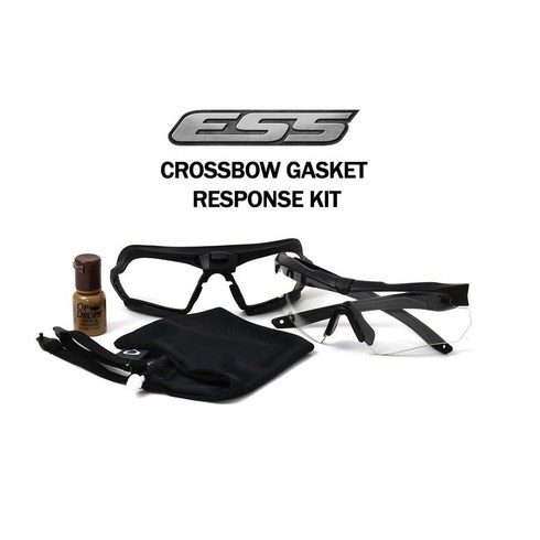 ess고글 - 정품 방탄 고글 ESS CROSSBOW 가스켓 전술 키트 GASKET RESPONSE KIT 미국 수입 정품, 1개
