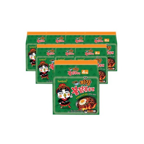 삼양 짜장불닭볶음면 140g 32봉 매운짜장 봉지면 1BOX, 32개