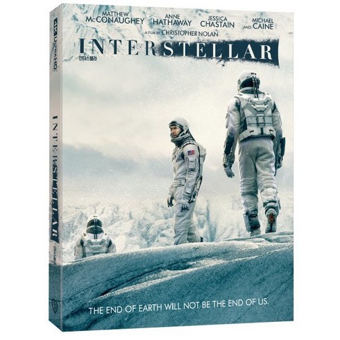 [Blu-ray] 인터스텔라 (3Disc 4K UHD+BD+보너스BD 리패키지 슬립케이스 한정판) : 블루레이 : 3/5 14시 오픈