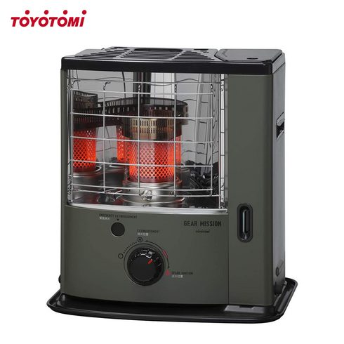 2023년 가성비 최고 토요토미기어미션반사식 - 토요토미 기어미션 반사식 등유 석유 기름 난로 오일 스토브 캠핑 올리브 RS-GE23