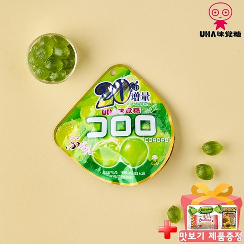 UHA 코로로 머스캣 젤리 + [맛보기 증정], 6개, 48g