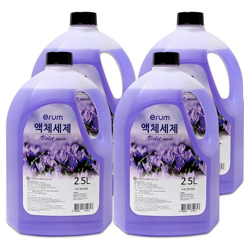 세탁호완 - 이룸 찌든때 얼룩제거 액체세제 (일반/드럼겸용) 2500ml, 2.5L, 4개