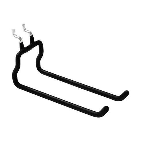 페그 보드 후크 정리 도구 창고를 표시하는 지하실용 구멍 보드 후크, 검은색