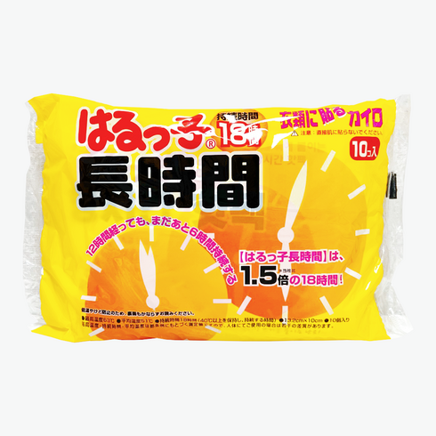 2023년 가성비 최고 따뜻hot팩 - 하루꼬 18시간 장시간핫팩 100매 일본수입 붙이는핫팩, 1세트