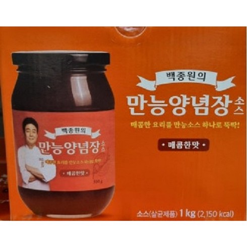 백쿡 백종원의 만능 양념장소스, 1kg, 1개