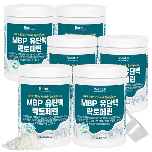 MBP 유단백 락토페린 프로틴밸런스, 420g, 6개