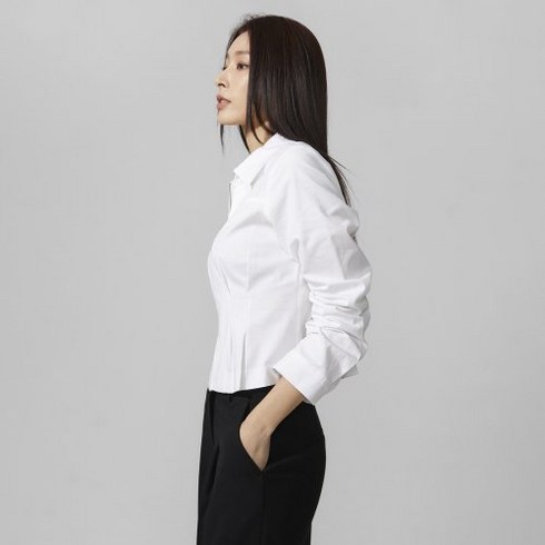 미쏘 여성용 집업 크롭 셔츠